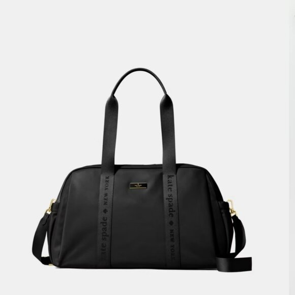 NWT Kate Spade 3pc. Carter Weekender Bundle - Black - Picture 2 of 11